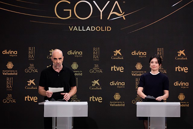 Nominados y nominadas a los 38 Premios Goya
