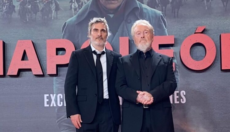 Premiere NAPOLEÓN con Ridley Scott y Joaquin Phoenix